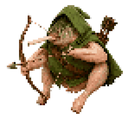 Smoking Chicken Fish pixel mascot